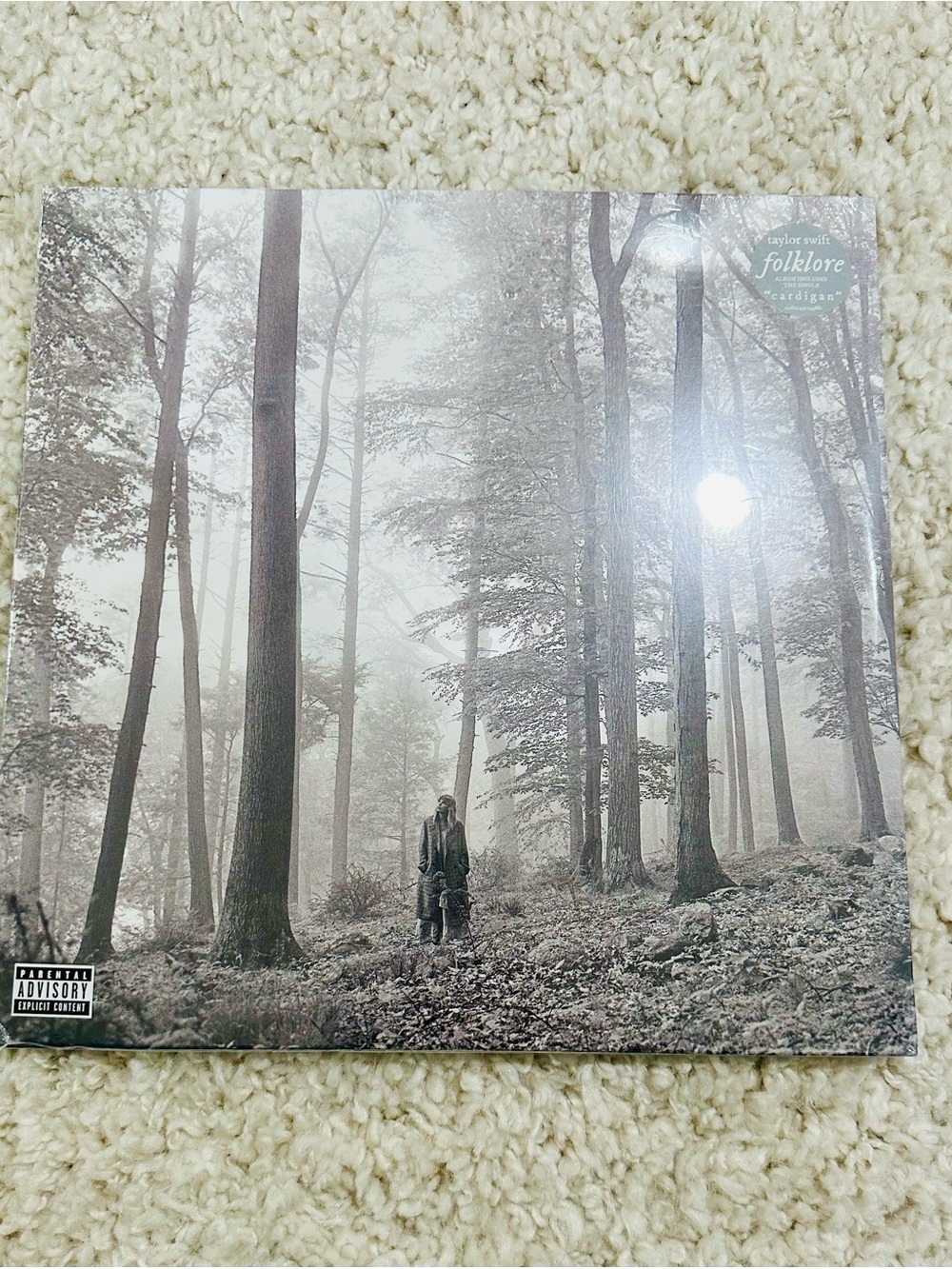 Taylor Swift Folklore Vinyl - w/ Cardigan single New - in plastic
